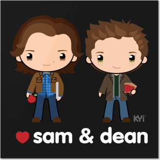 Love Sam & Dean - Supernatural Posters and Art